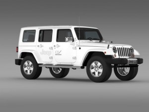 jeep wrangler electric vehicle concept 3D Model