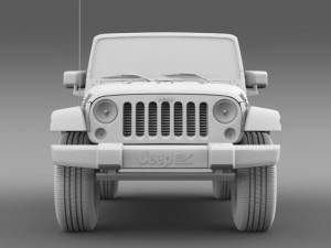 jeep wrangler electric vehicle concept 3D Model