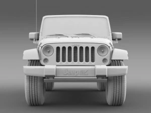 jeep wrangler electric vehicle concept 3D Model