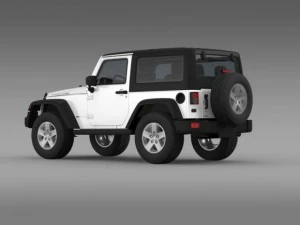 jeep wrangler rubicon 2012 3D Model