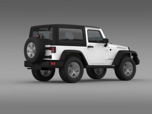 jeep wrangler rubicon 2012 Modello 3D