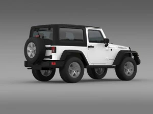 jeep wrangler rubicon 2012 3D Model