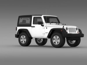 jeep wrangler uk sport 2008 Model 3D