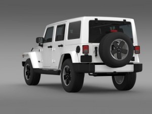 jeep wrangler unlimited altitude 2012 3D Model