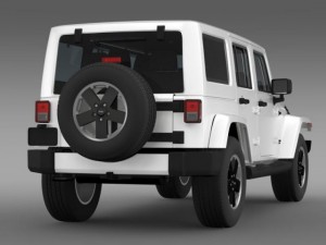 jeep wrangler unlimited altitude 2012 3D Model