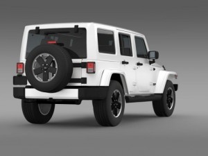 jeep wrangler unlimited altitude 2012 3D Model