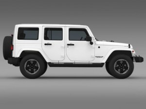 jeep wrangler unlimited altitude 2012 3D Model