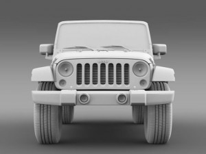 jeep wrangler unlimited altitude 2012 3D Model