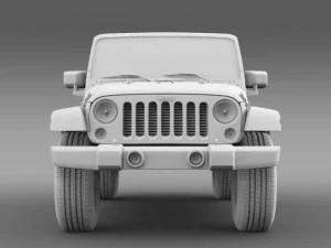 jeep wrangler unlimited altitude 2012 3D Model