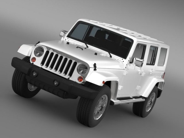 jeep wrangler unlimited envi 3D Model .c4d .max .obj .3ds .fbx .stl .blend 