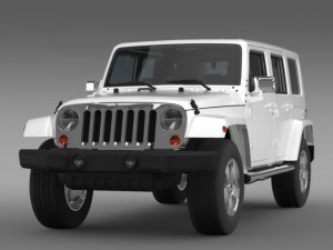 jeep wrangler unlimited envi 3D Model