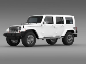 jeep wrangler unlimited envi 3D Model