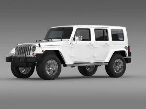 jeep wrangler unlimited envi 3D Model