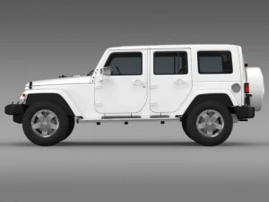 jeep wrangler unlimited envi 3D Model