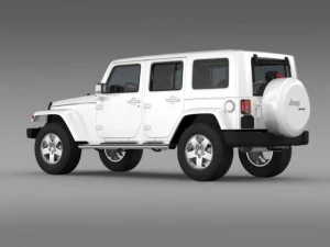 jeep wrangler unlimited envi 3D Model