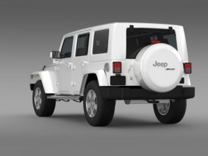 jeep wrangler unlimited envi 3D Model