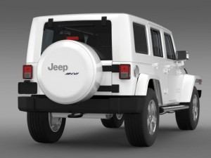 jeep wrangler unlimited envi 3D Model