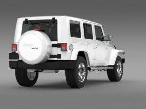 jeep wrangler unlimited envi 3D Model