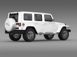 jeep wrangler unlimited envi 3D Model