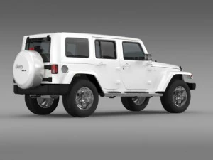 jeep wrangler unlimited envi 3D Model