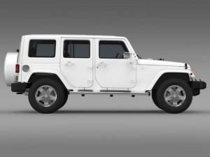 jeep wrangler unlimited envi 3D Model