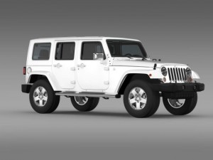 jeep wrangler unlimited envi 3D Model