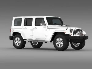 jeep wrangler unlimited envi 3D Model