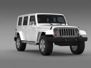 jeep wrangler unlimited envi 3D Model
