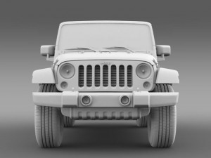 jeep wrangler unlimited envi 3D Model