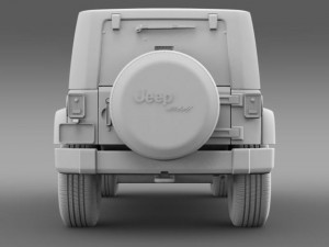 jeep wrangler unlimited envi 3D Model