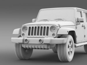 jeep wrangler unlimited envi 3D Model