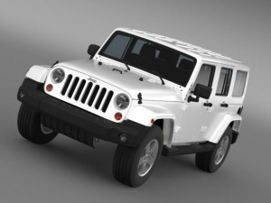jeep wrangler unlimited sahara eu spec 2011 3D 模型