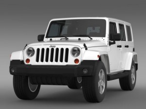 jeep wrangler unlimited sahara eu spec 2011 Modello 3D