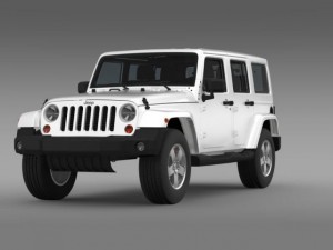 jeep wrangler unlimited sahara eu spec 2011 Modello 3D