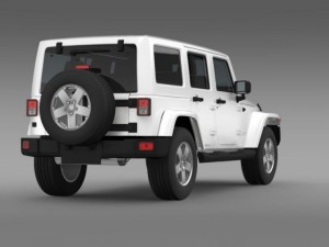 jeep wrangler unlimited sahara eu spec 2011 Modello 3D