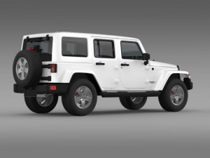 jeep wrangler unlimited sahara eu spec 2011 Modello 3D