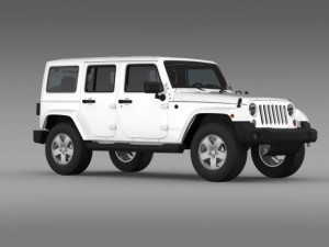 jeep wrangler unlimited sahara eu spec 2011 Modello 3D