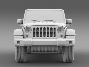jeep wrangler unlimited sahara eu spec 2011 Modello 3D