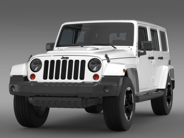 jeep wrangler polar 2014 3Dモデル .c4d .max .obj .3ds .fbx .stl .blend 