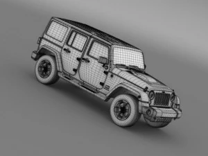 jeep wrangler polar 2014 3D Model