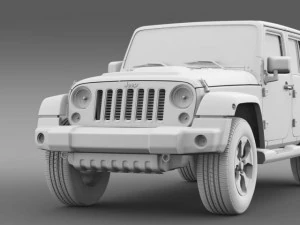 jeep wrangler polar 2014 3D Model