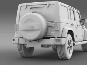 jeep wrangler polar 2014 3D Model