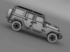 jeep wrangler polar 2014 3D Model