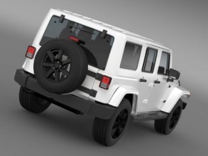 jeep wrangler unlimited altitude 2014 Model 3D
