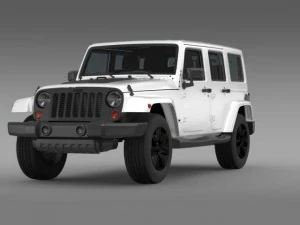 jeep wrangler unlimited altitude 2014 3D Model