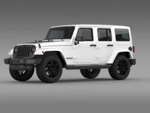 jeep wrangler unlimited altitude 2014 3D Model