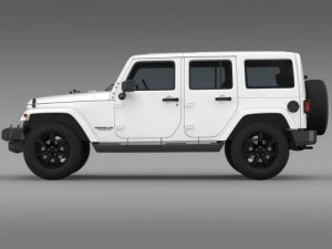 jeep wrangler unlimited altitude 2014 Model 3D