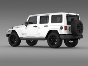 jeep wrangler unlimited altitude 2014 Model 3D