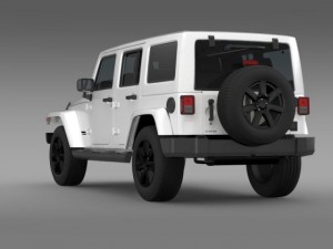 jeep wrangler unlimited altitude 2014 Model 3D