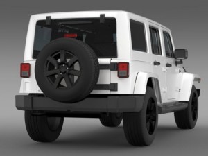 jeep wrangler unlimited altitude 2014 Model 3D